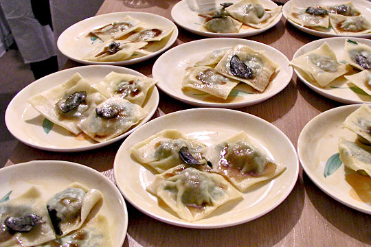 Ravioli mit Spinat-Ricottafüllung